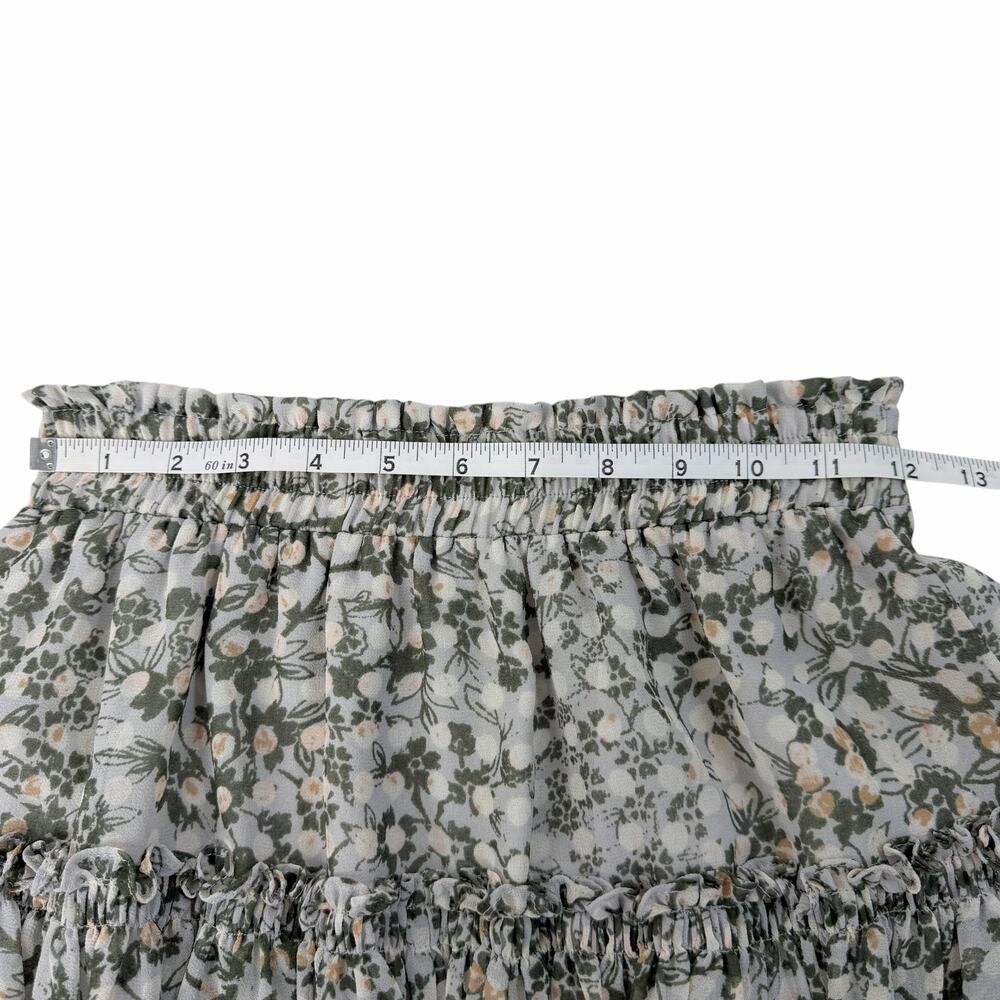 New MISA Los Angeles Marion Tiered Floral Mini Skirt Revolve Exclusive Size XS - Picture 7 of 8